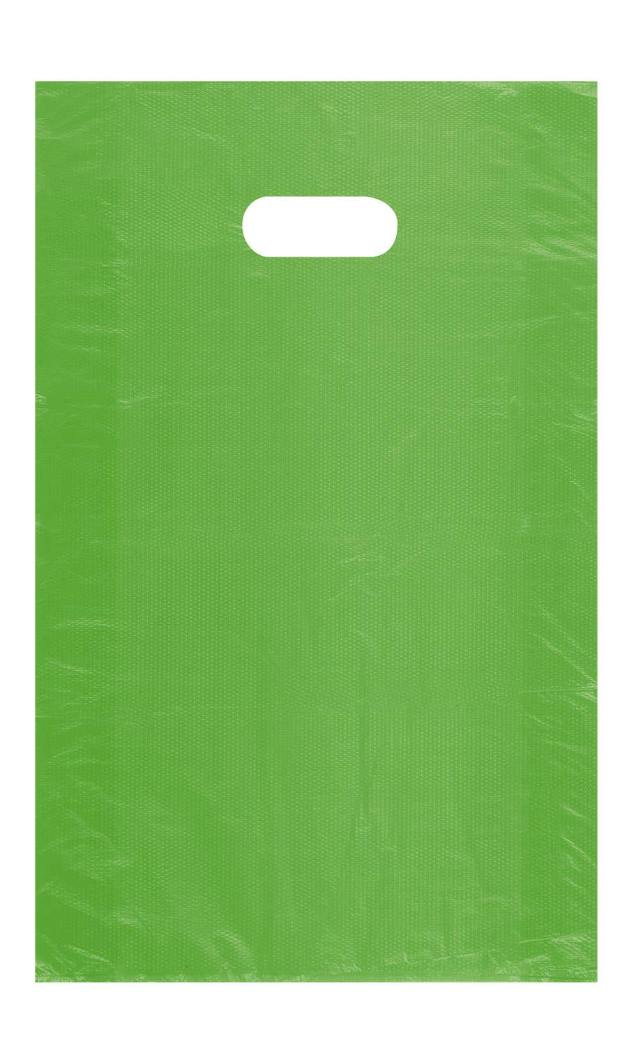 High Density Merchandise Bags: Purple / Case of 1000 / Medium