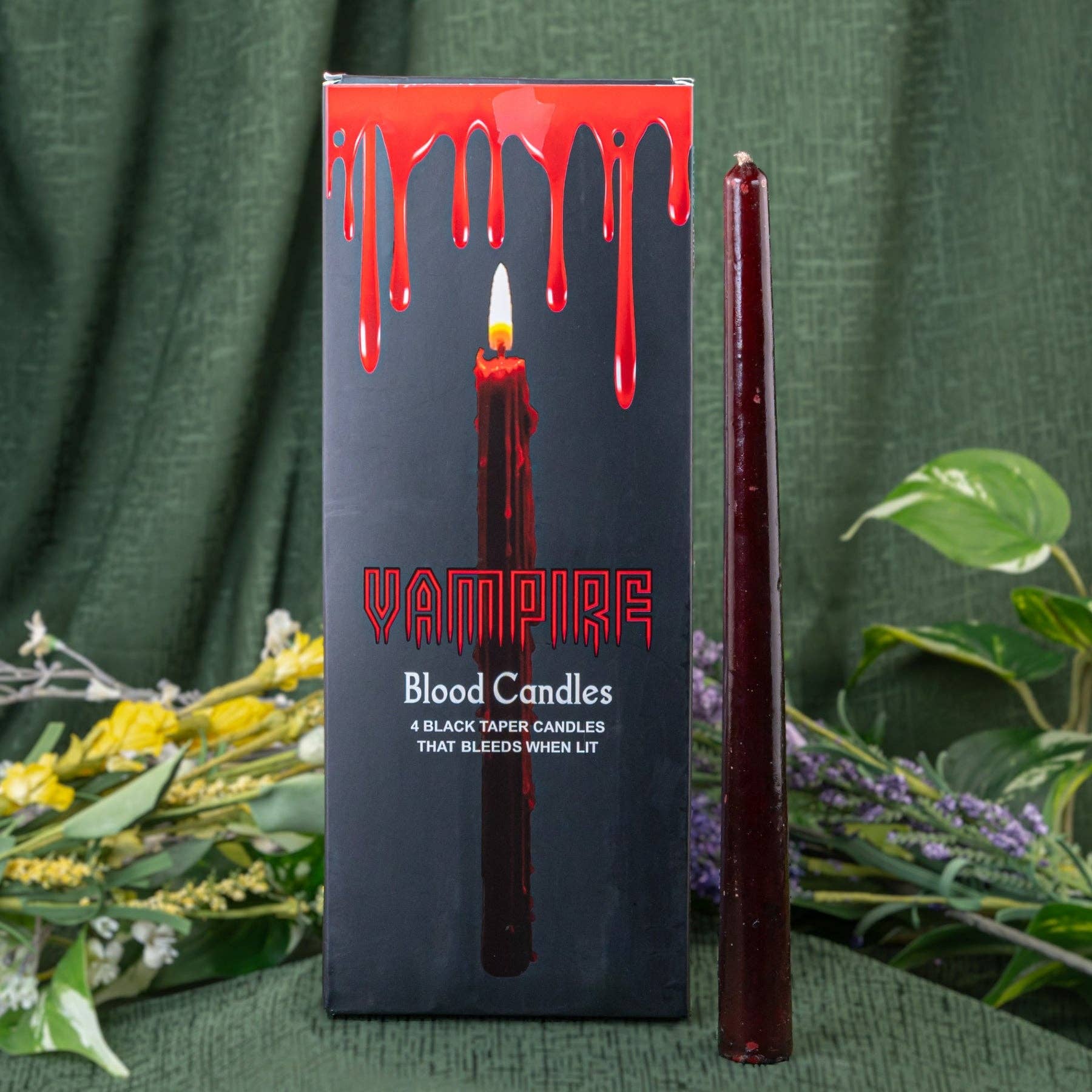Vampire Blood Taper Candles.