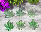 2” Natural Fluorite Pot Leaf Healing