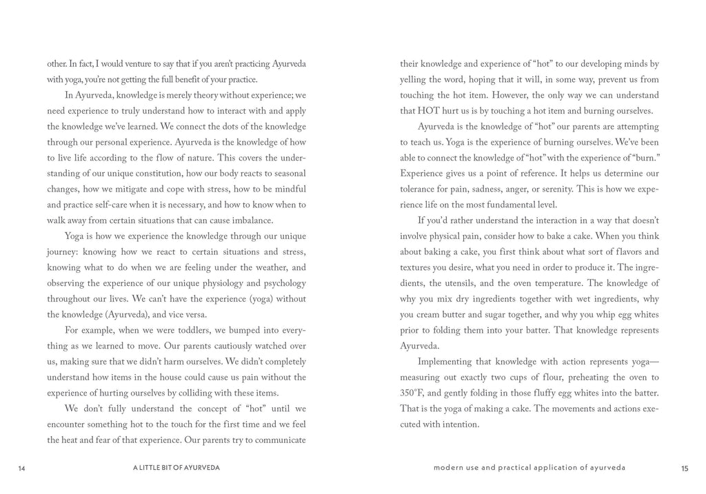 A Little Bit of Ayurveda: An Introduction: Hardcover