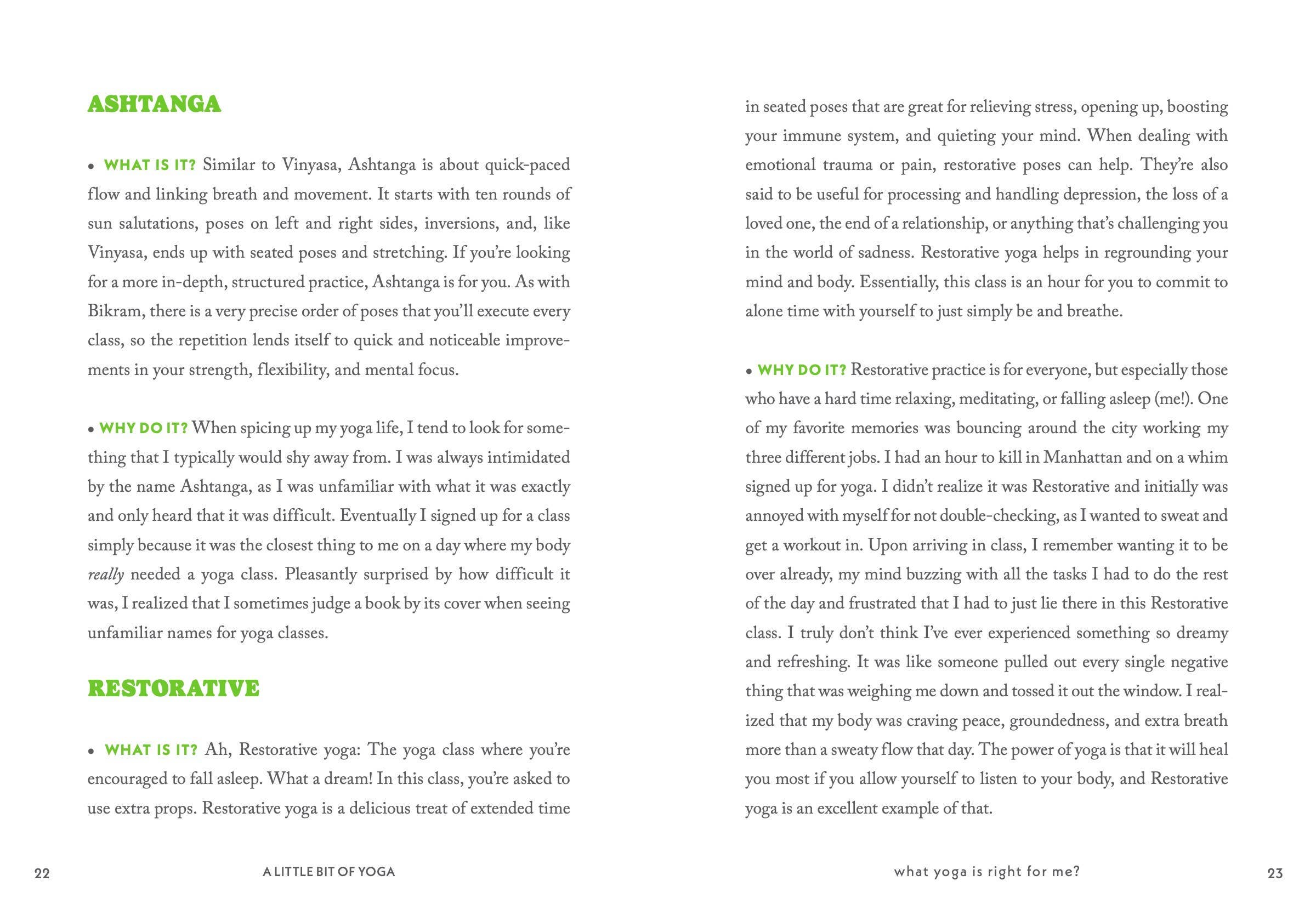 A Little Bit of Yoga by Meagan Stevenson: Hardcover