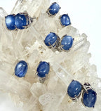 Natural Blue Kyanite Stud Earring 6x8mm