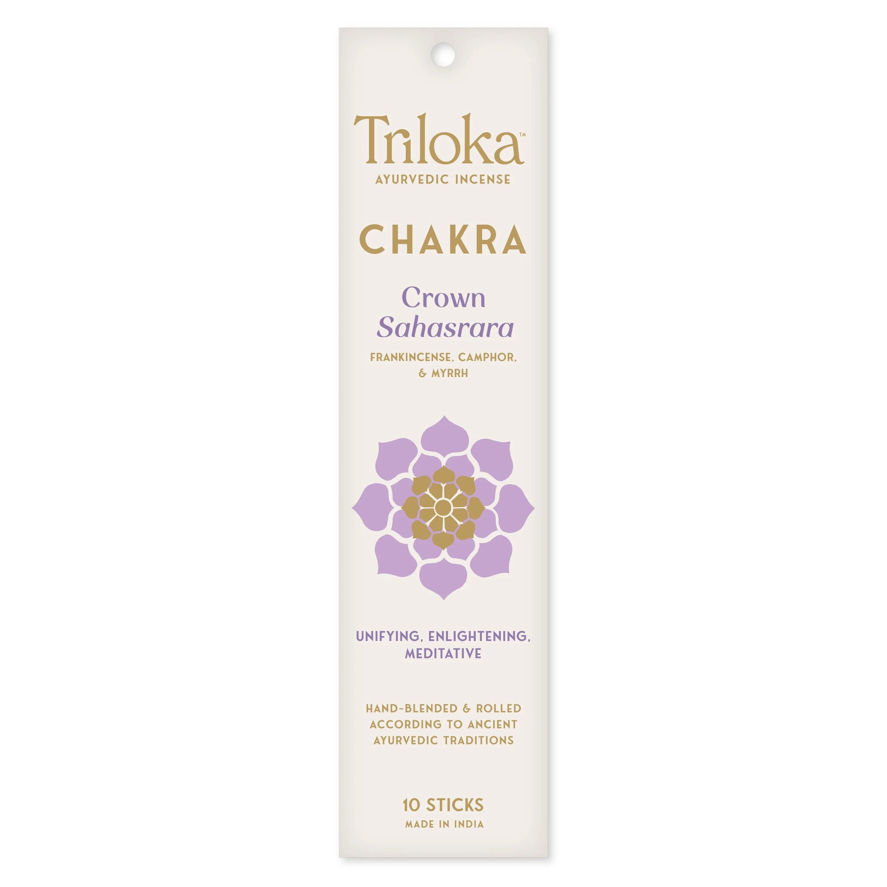 Triloka Chakra Crown Incense