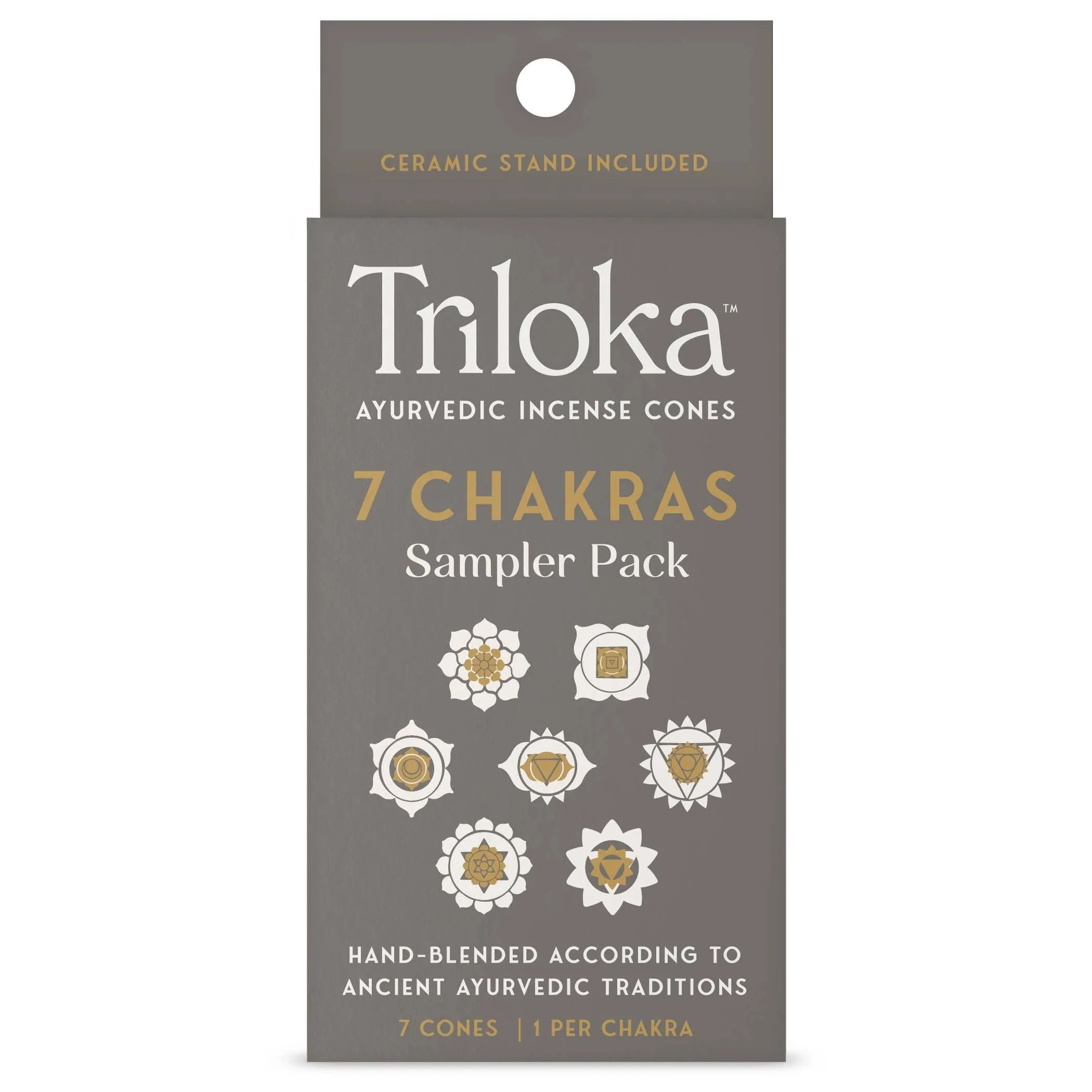 Triloka Cones Chakra Sampler Pack