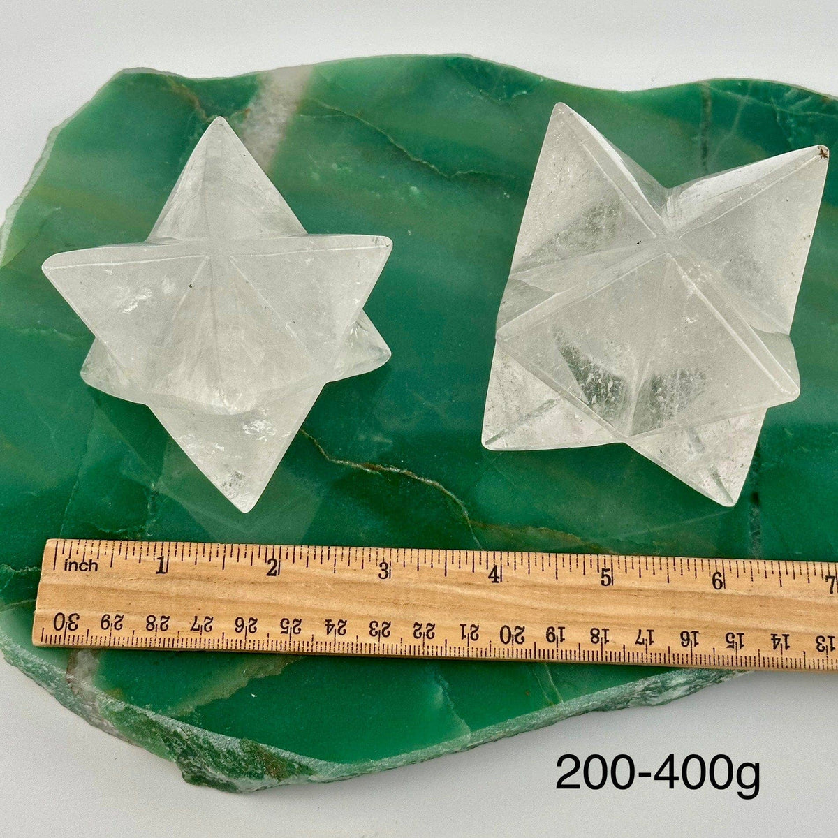 Crystal Quartz Merkabah Star: 400-600g