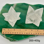 Crystal Quartz Merkabah Star: 200-400g