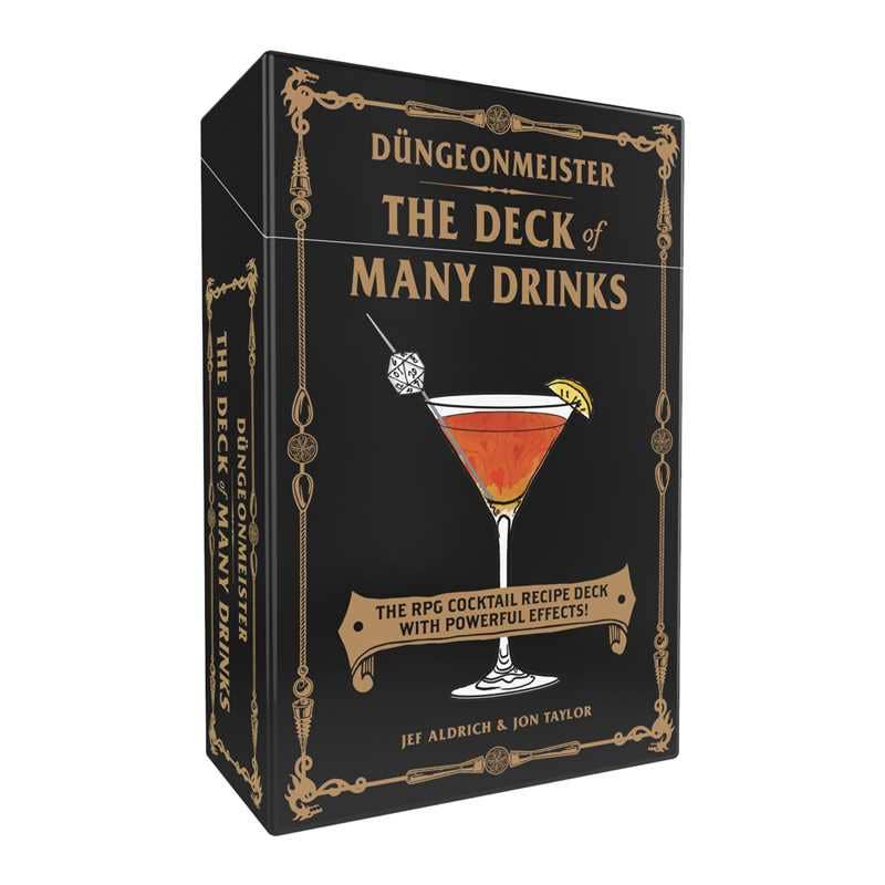 Düngeonmeister: The Deck of Many Drinks by Jef Aldrich: Flashcards 50 pages / English