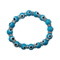 Evil Eye Bracelet: Light Blue