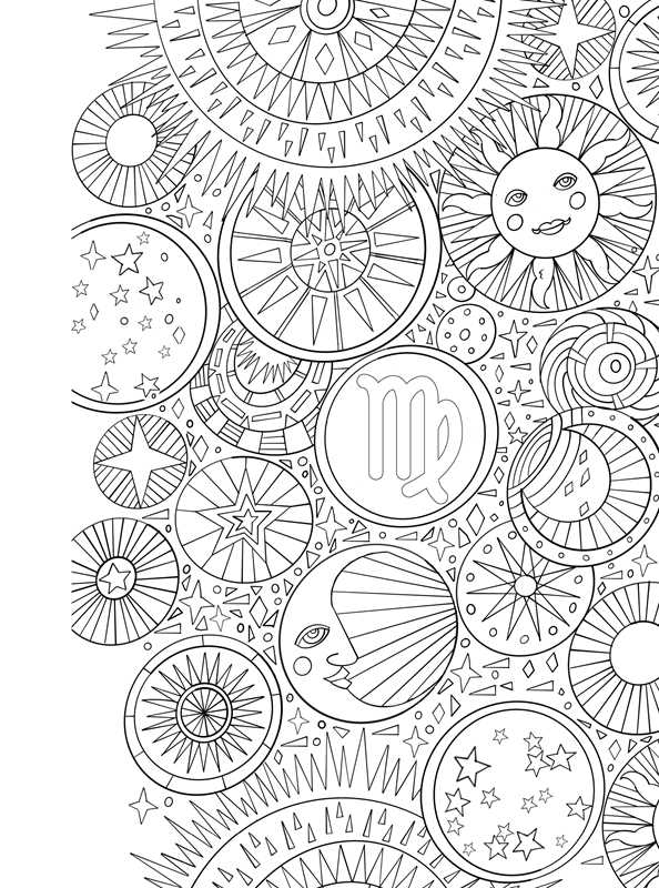 Virgo: Your Cosmic Coloring Book by Mecca Woods: Paperback 48 pages / English