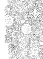 Virgo: Your Cosmic Coloring Book by Mecca Woods: Paperback 48 pages / English