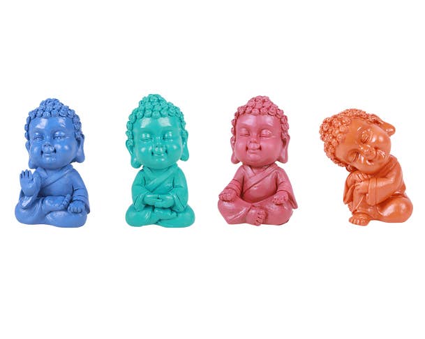 Colorful Little Buddha 4PC Set