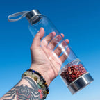 Crystal Water Bottle: Amethyst
