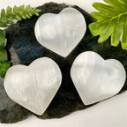 Selenite Crystal Heart  8-9 cm