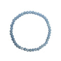 BRACELET - ANGELITE (4-4.5 MM) 7.15-7.25" (PC)