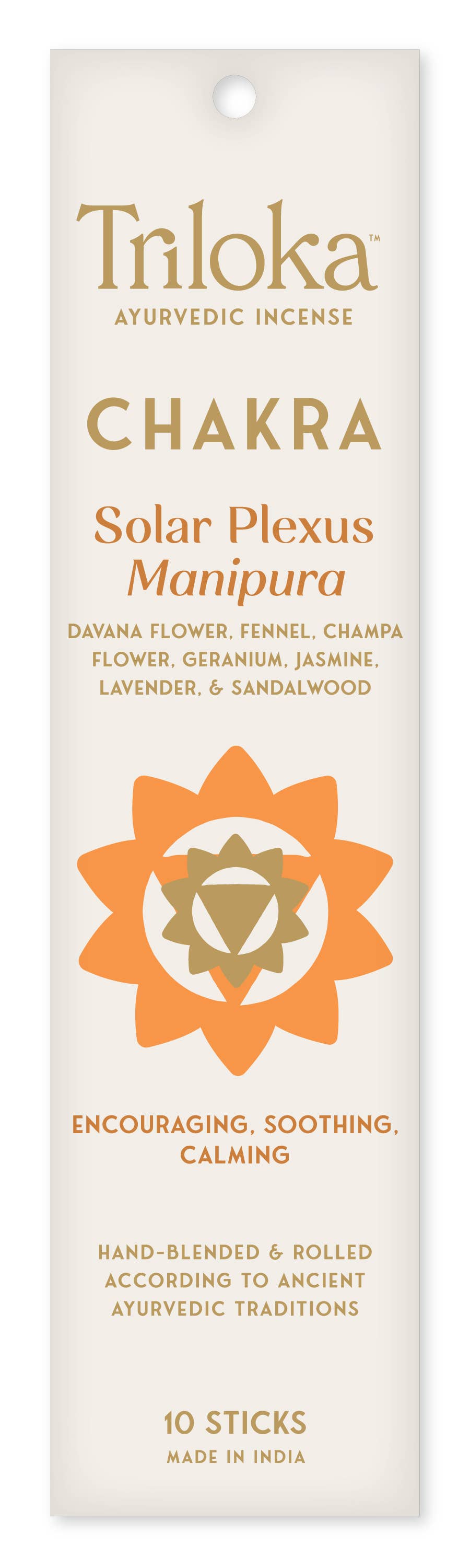 Triloka Chakra Solar Plexus Incense