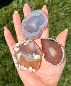 Wholesale Lot 2 lbs Natural Agate Slabs Crystal Healing