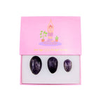 Yoni Eggs: Green Flower Jade / 4pc