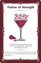 Düngeonmeister: The Deck of Many Drinks by Jef Aldrich: Flashcards 50 pages / English