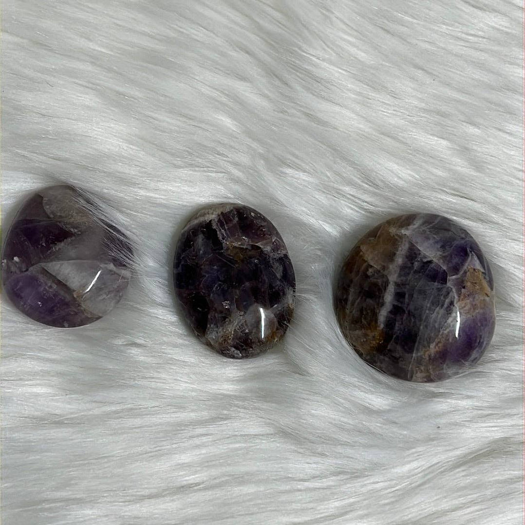 Amethyst Tumble Worry stone: Large