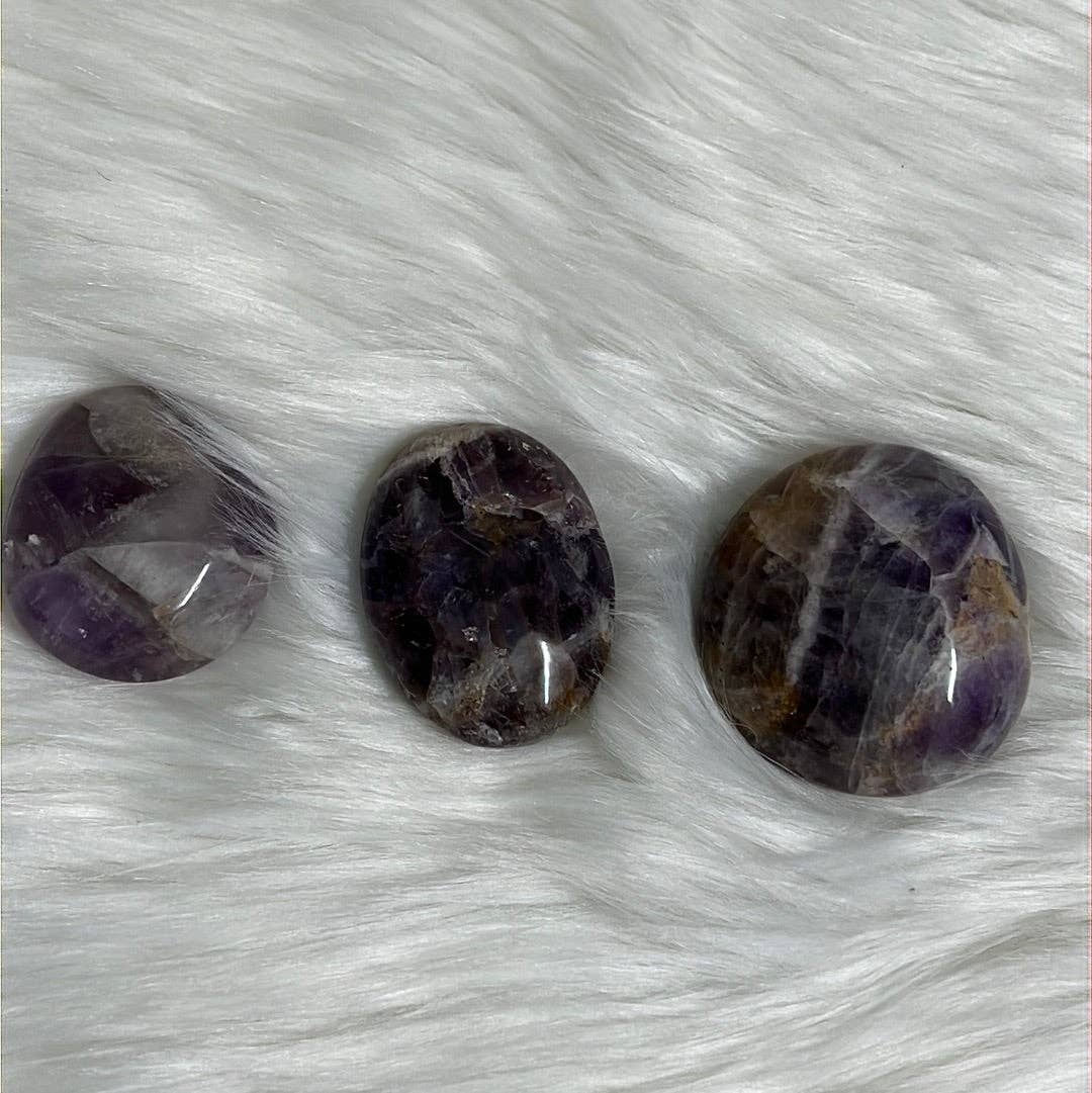 Amethyst Tumble Worry stone: Large