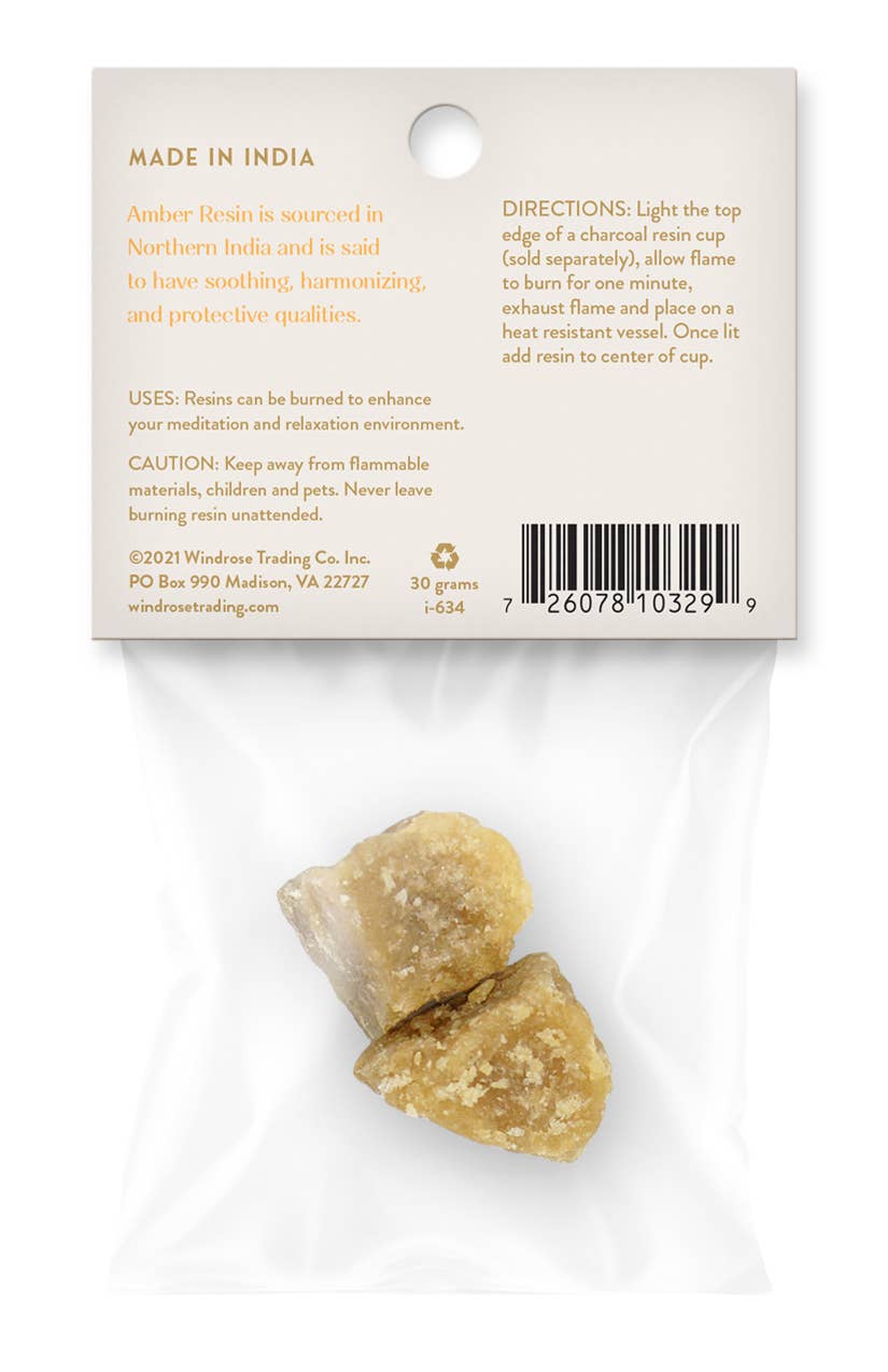 Resin Incense--Triloka Amber - 10gm