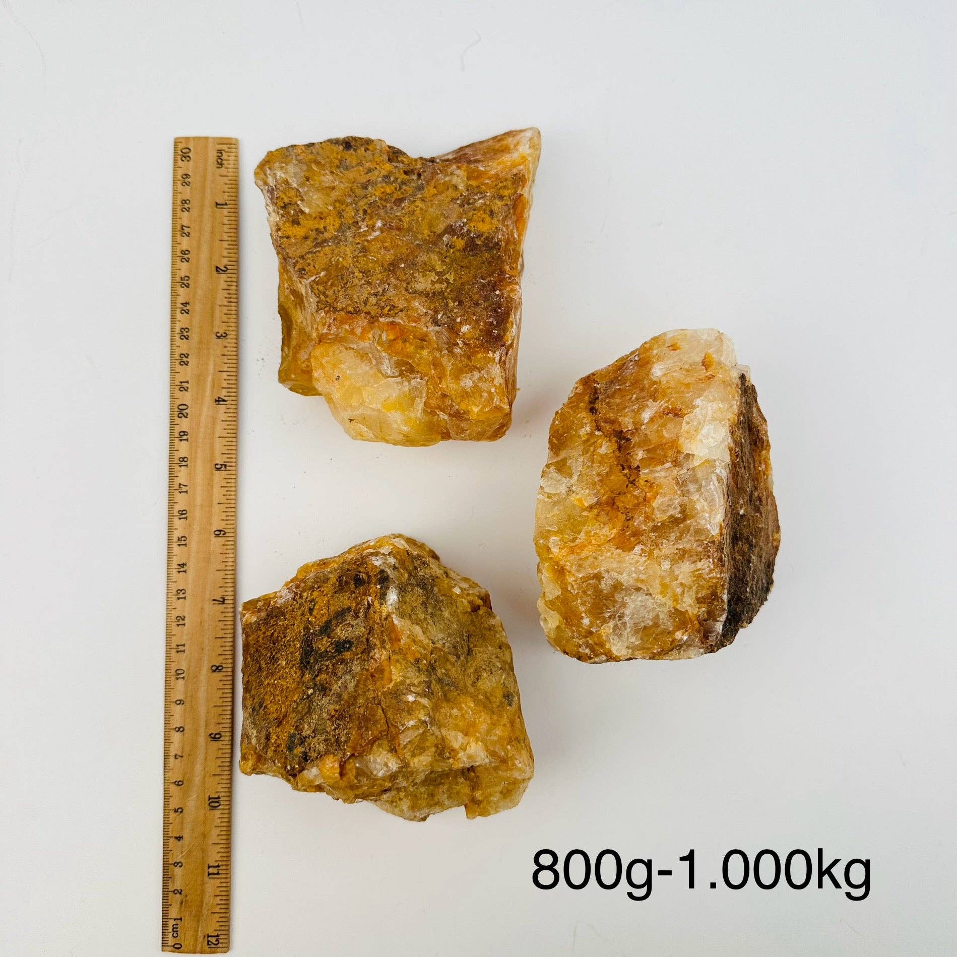 Golden Healer Rough Stone Crystal: 400-600g