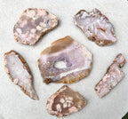 Wholesale 2 lbs Natural Pink Amethyst Flower Agate Slabs