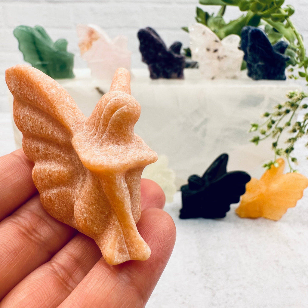 Crystal Carved Gemstone Fairy - You Choose Stone: Sodalite