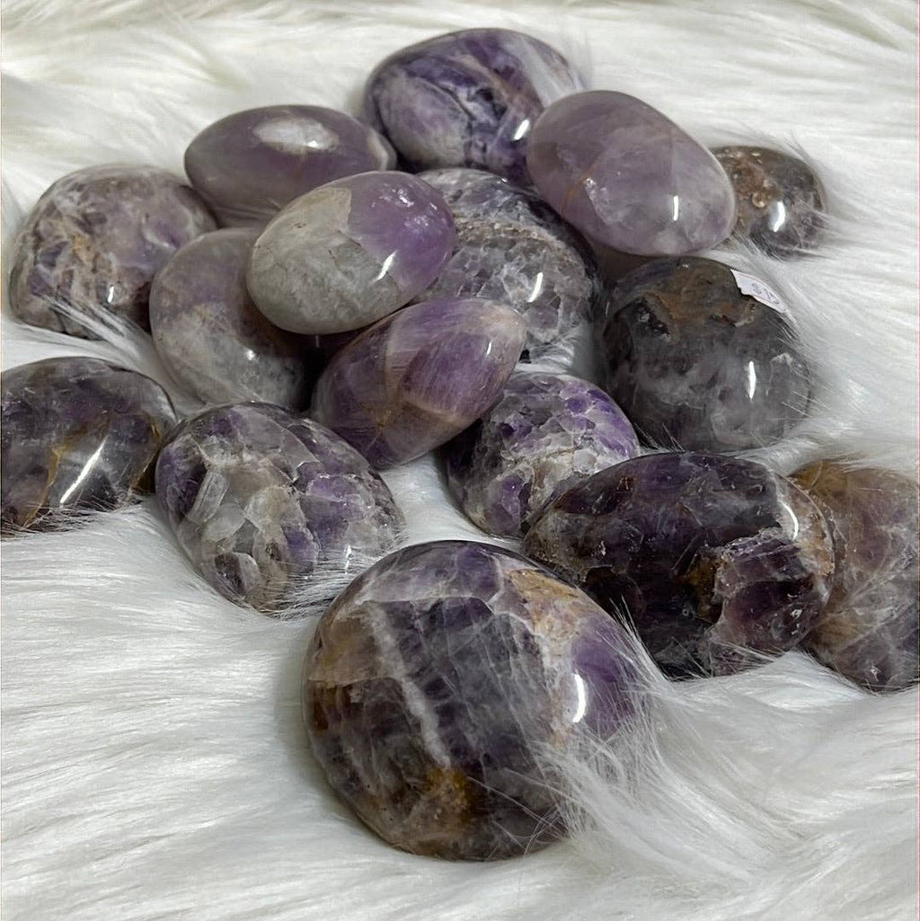 Amethyst Tumble Worry stone: Large