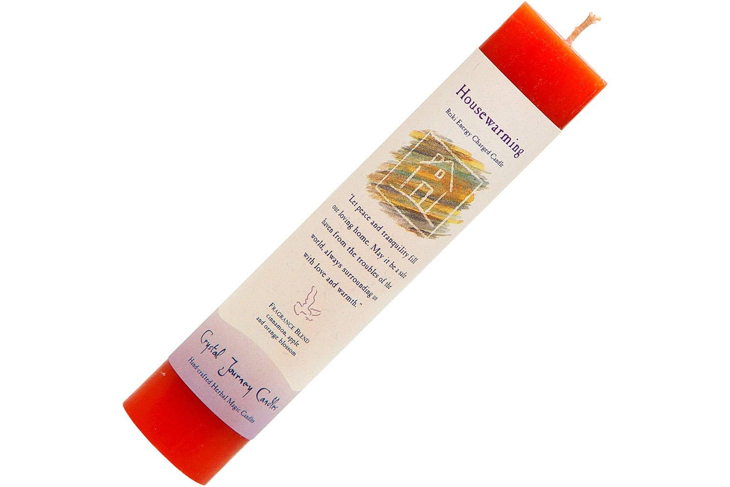 Reiki Herbal Pillar Candle House Warming (Each)