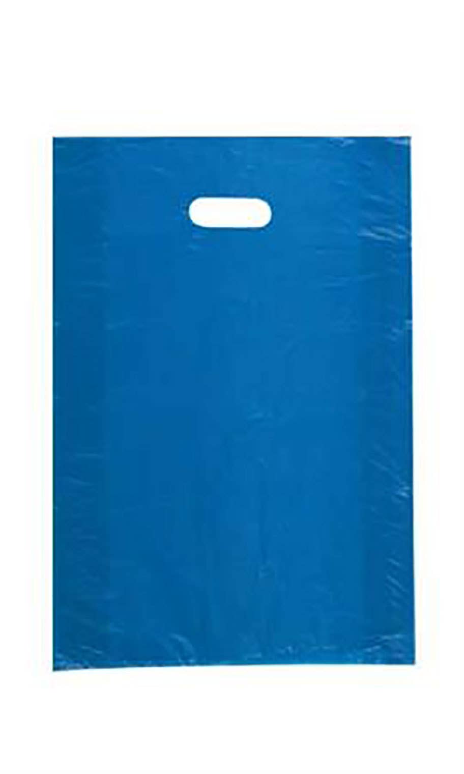 High Density Merchandise Bags: Purple / Case of 1000 / Medium