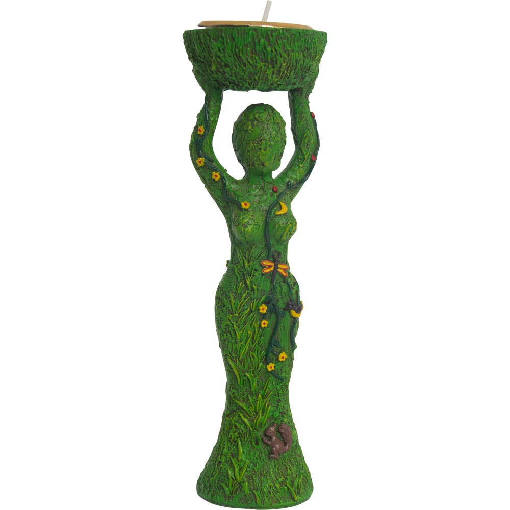 Polyresin T-Light Holder Nurturing Goddess (Each)
