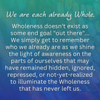 Wisdom of Wholeness: Shadow Work Journal