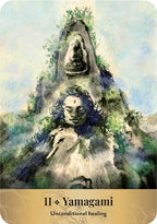 Japanese Gods & Spirits Oracle by Makoto Akiyama: Flashcards 128 pages / English