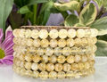 6mm Citrine Crystal Healing Stretch Bracelets 7.5"