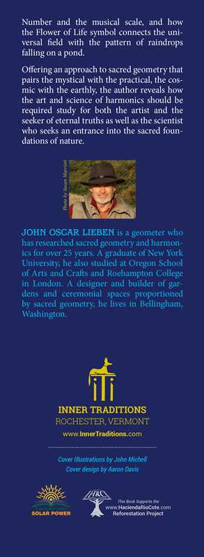 Sacred Geometry for Artists, Dreamers, and Philosophers by John Oscar Lieben: Hardcover 256 pages / English
