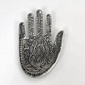 Crystal Hand Incense Holder - Silver or Gold -: Silver