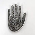Crystal Hand Incense Holder - Silver or Gold -: Gold