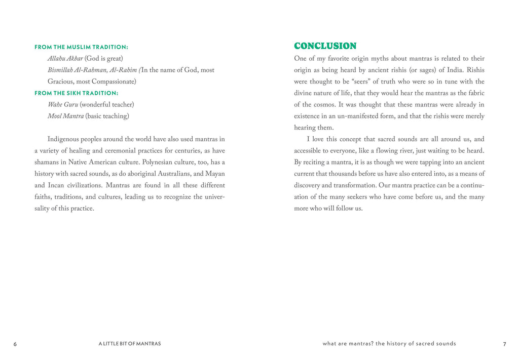 A Little Bit of Mantras by Lily Cushman: Hardcover