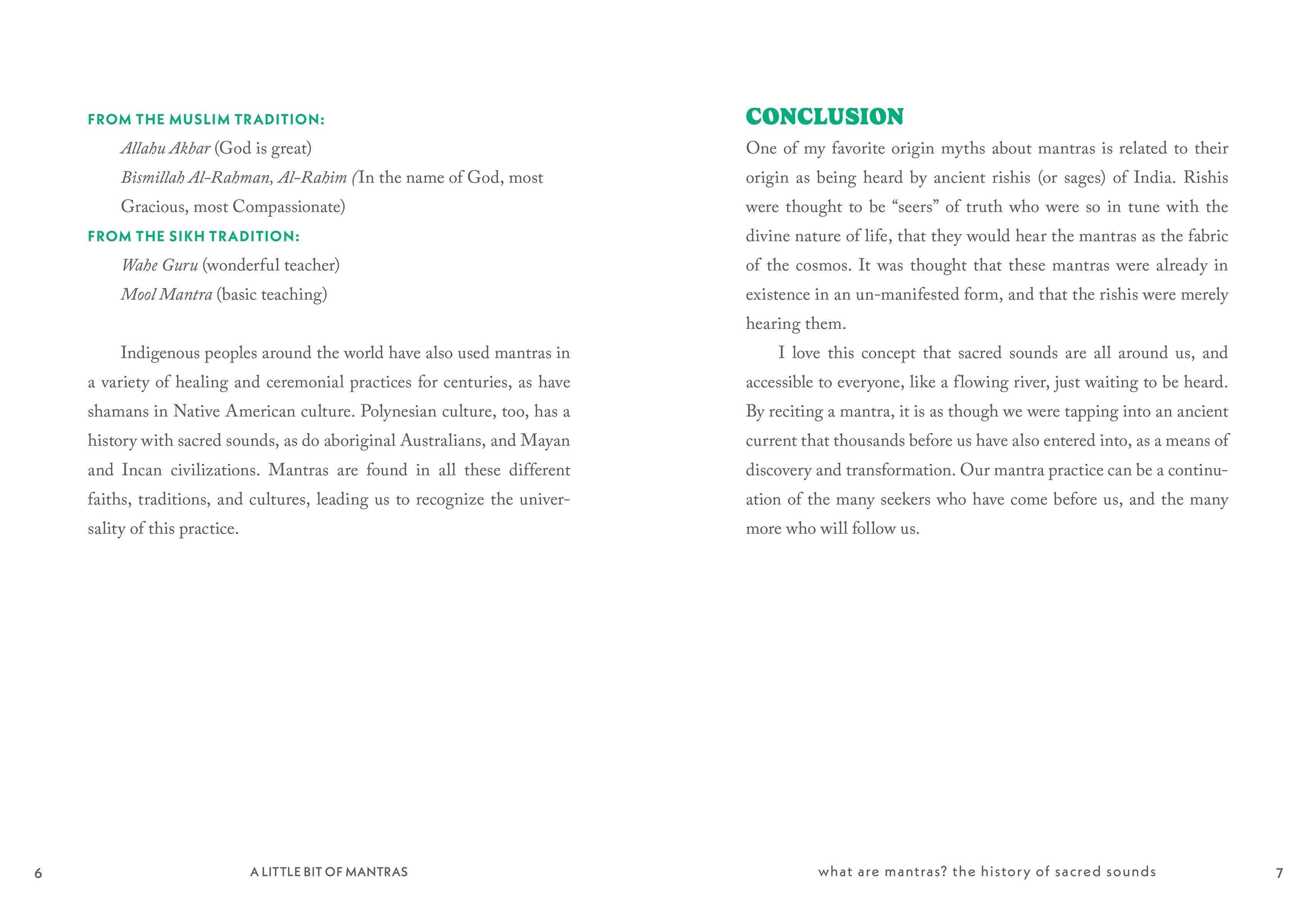 A Little Bit of Mantras by Lily Cushman: Hardcover
