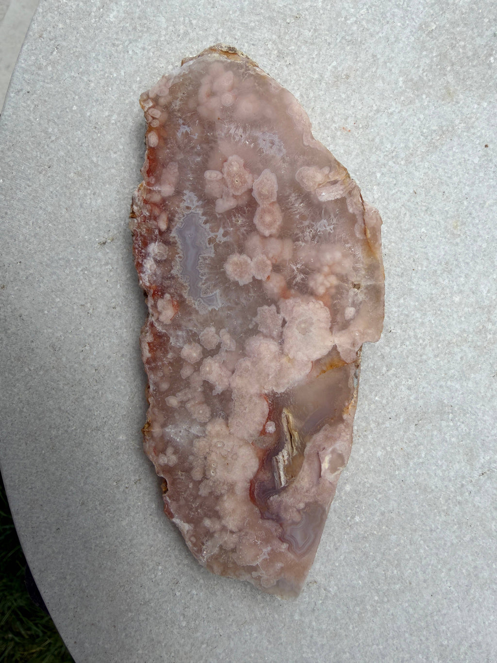 Wholesale 2 lbs Natural Pink Amethyst Flower Agate Slabs