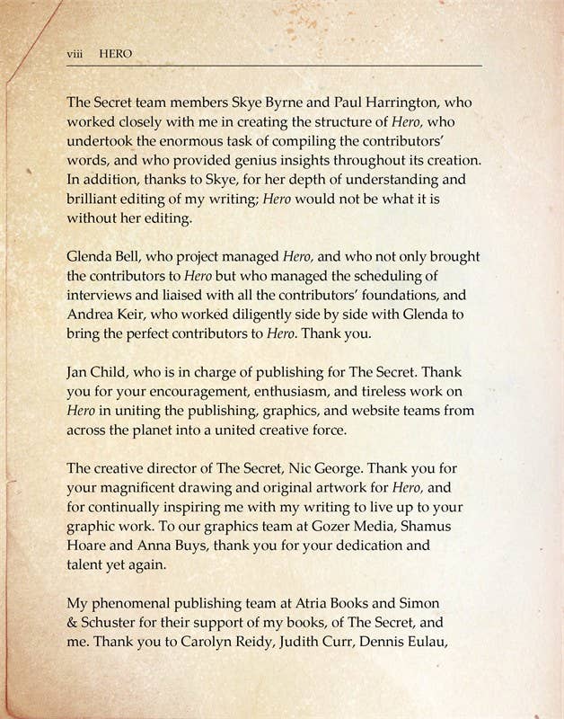 Hero by Rhonda  Byrne: Hardcover 240 pages / English