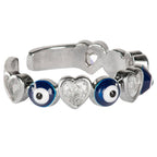 Evil Eye Adjustable Ring