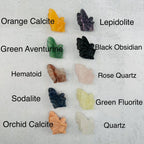 Crystal Carved Gemstone Fairy - You Choose Stone: Rose Quartz