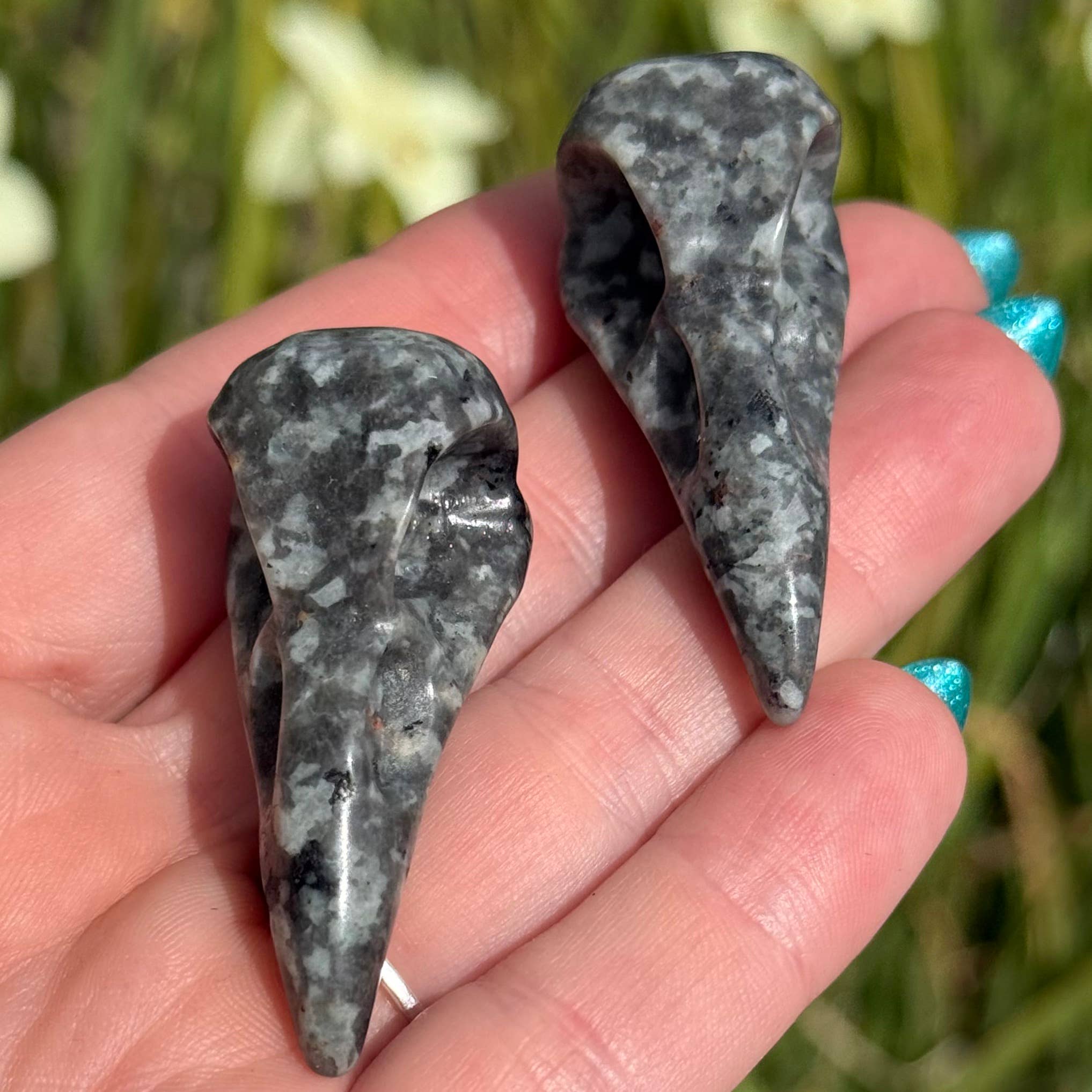 Yooperlite Raven Skull