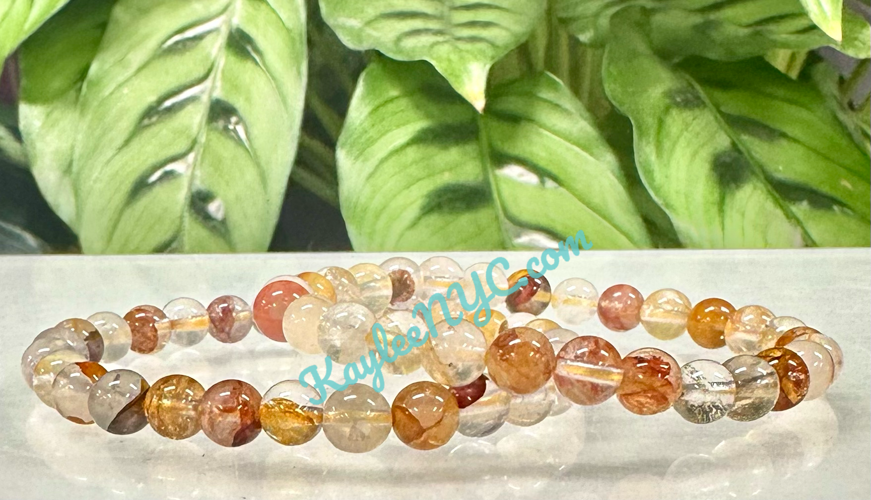 6mm Natural Golden Healer Crystal Healing Stretch Bracelet