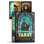 Stained Glass Tarot by James Edward: Flashcards 336 pages / English
