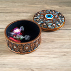 Evil Eye Round Trinket Box