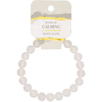 8mm Crystal Gemstone Energy Bead Stretch Bracelets: Labradorite