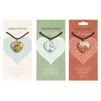 Heart Pendants: Grounding (Unakite)